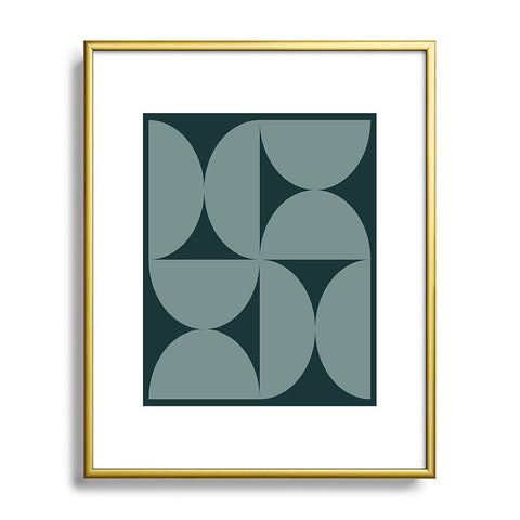 Colour Poems Bold Minimalism XCIX Metal Framed Art Print