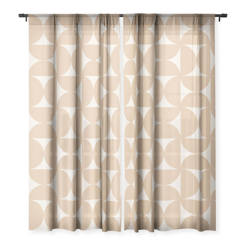 Colour Poems Bold Minimalism XCVI Sheer Window Curtain