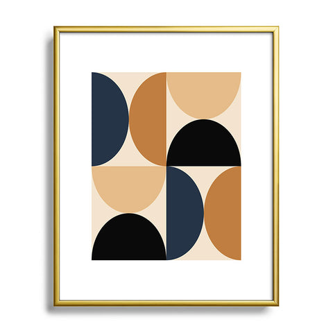 Colour Poems Bold Minimalism XII Metal Framed Art Print