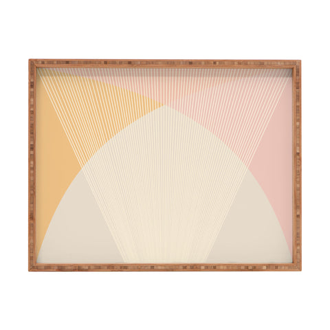 Colour Poems Cecilia Pink Rectangular Tray