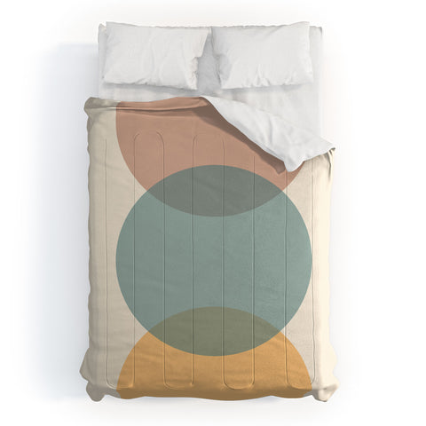 Colour Poems Circle Gradient Melon Comforter