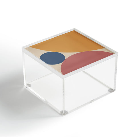 Colour Poems Circular Abstract Acrylic Box