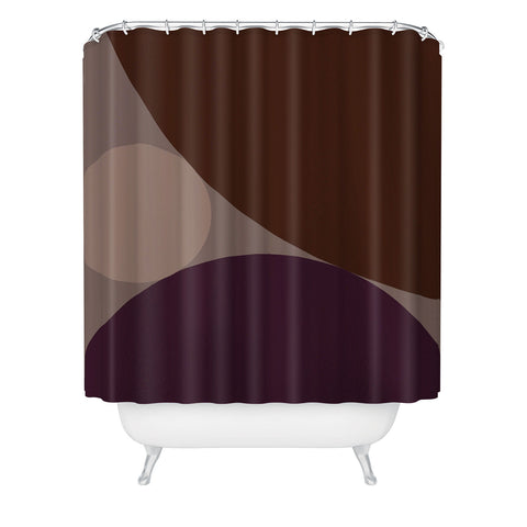 Colour Poems Circular Abstract III Shower Curtain