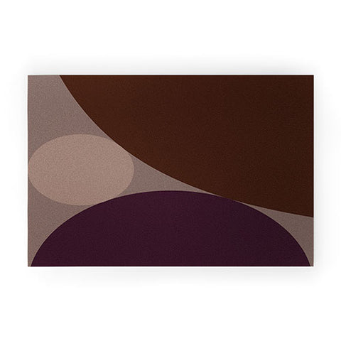Colour Poems Circular Abstract III Welcome Mat