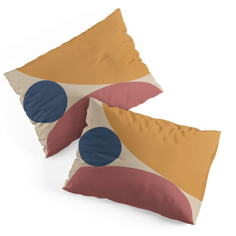 Colour Poems Circular Abstract Pillow Shams