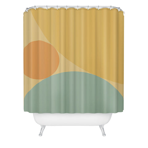 Colour Poems Circular Abstract V Shower Curtain