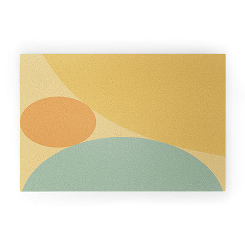 Colour Poems Circular Abstract V Welcome Mat