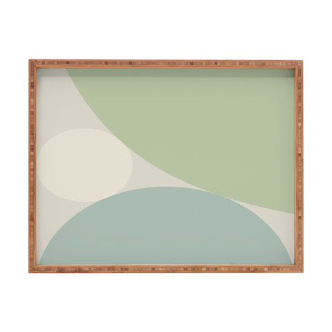 Colour Poems Circular Abstract VI Rectangular Tray