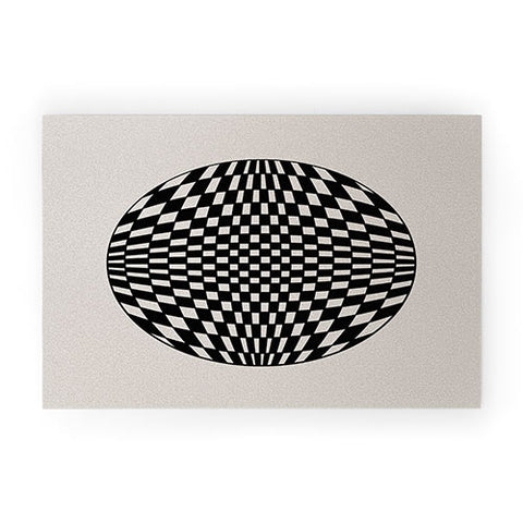 Colour Poems Circular Geometry Welcome Mat