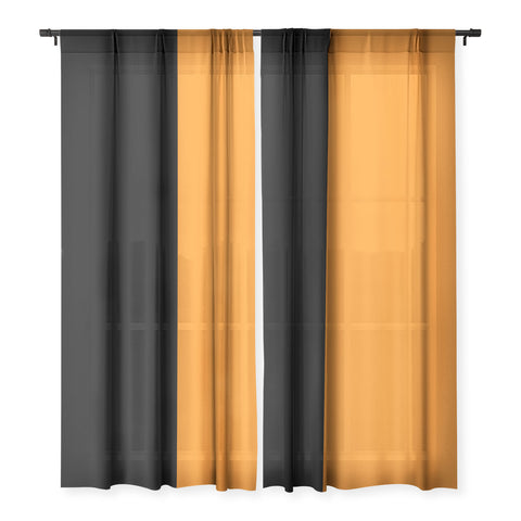 Colour Poems Color Block Abstract Sheer Non Repeat