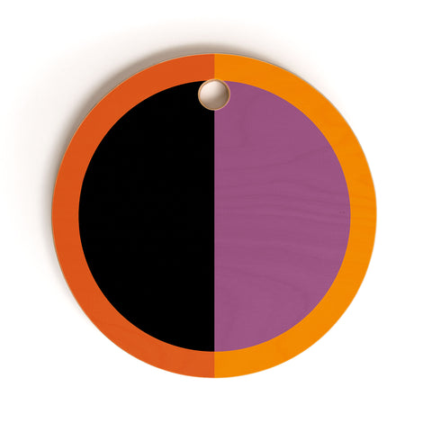 Colour Poems Color Block Abstract Cutting Board Round