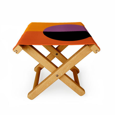 Colour Poems Color Block Abstract Folding Stool