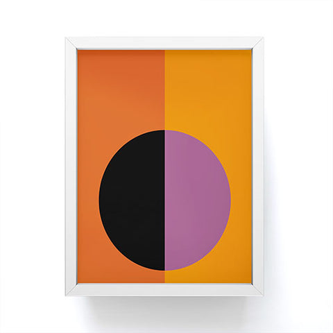 Colour Poems Color Block Abstract Framed Mini Art Print