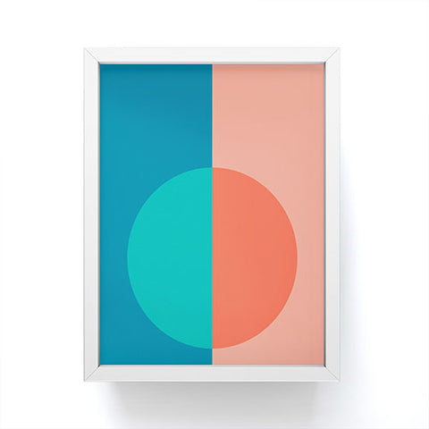 Colour Poems Color Block Abstract II Framed Mini Art Print