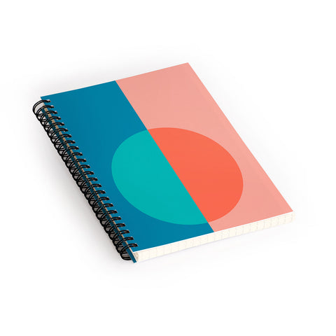 Colour Poems Color Block Abstract II Spiral Notebook