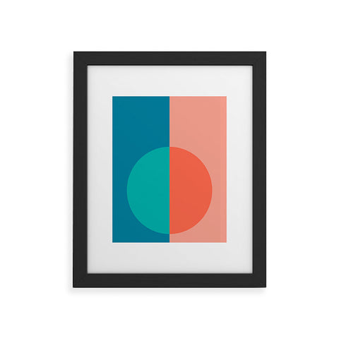 Colour Poems Color Block Abstract II Framed Art Print