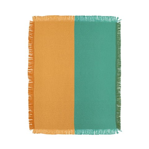 Colour Poems Color Block Abstract III Throw Blanket