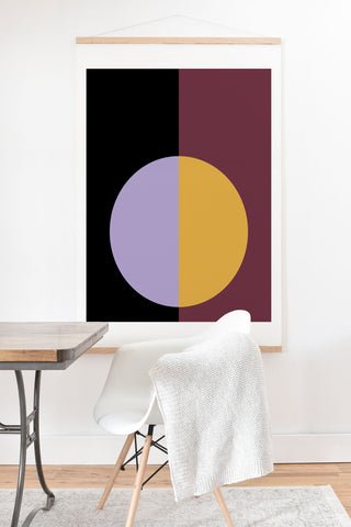 Colour Poems Color Block Abstract IV Art Print And Hanger