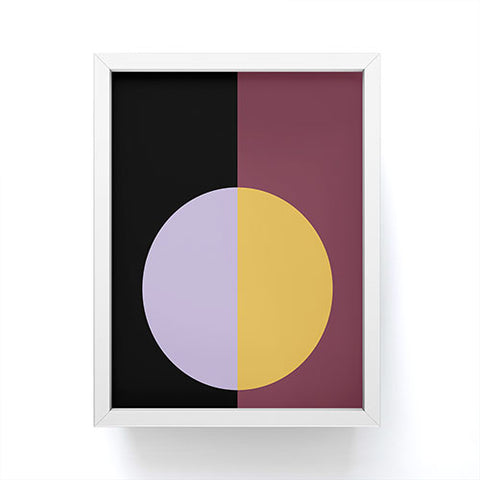Colour Poems Color Block Abstract IV Framed Mini Art Print