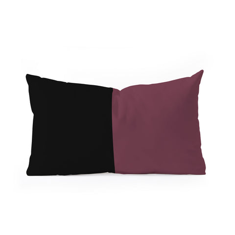 Colour Poems Color Block Abstract IV Oblong Throw Pillow