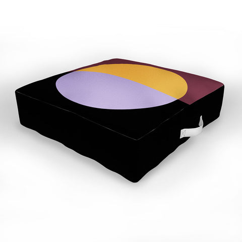Colour Poems Color Block Abstract IV Outdoor Floor Cushion