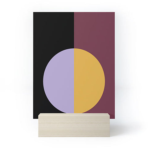 Colour Poems Color Block Abstract IV Mini Art Print