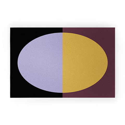Colour Poems Color Block Abstract IV Welcome Mat