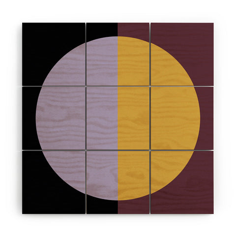Colour Poems Color Block Abstract IV Wood Wall Mural