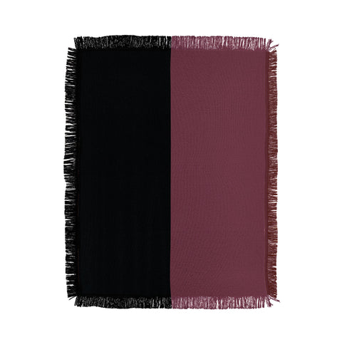 Colour Poems Color Block Abstract IV Throw Blanket