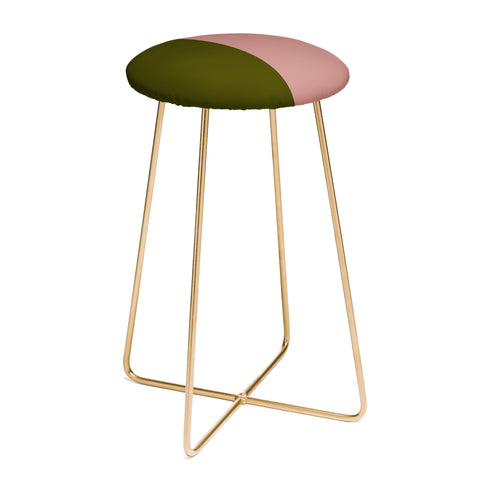 Colour Poems Color Block Abstract IX Counter Stool