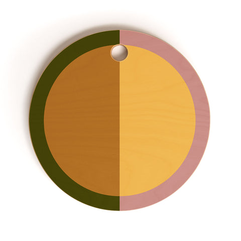 Colour Poems Color Block Abstract IX Cutting Board Round
