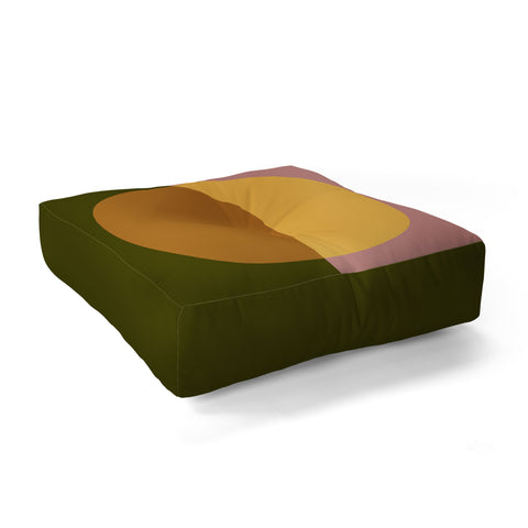 Colour Poems Color Block Abstract IX Floor Pillow Square