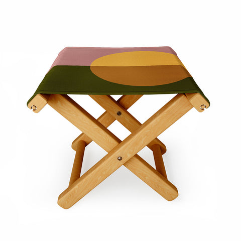 Colour Poems Color Block Abstract IX Folding Stool