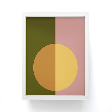 Colour Poems Color Block Abstract IX Framed Mini Art Print