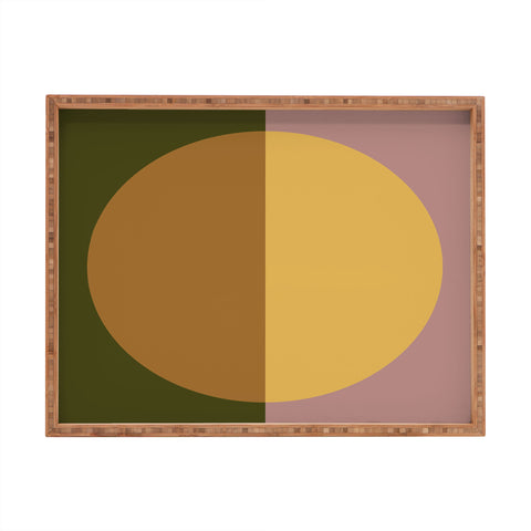 Colour Poems Color Block Abstract IX Rectangular Tray