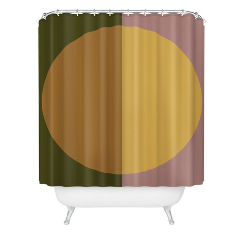 Colour Poems Color Block Abstract IX Shower Curtain
