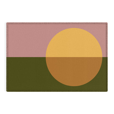 Colour Poems Color Block Abstract IX Outdoor Rug