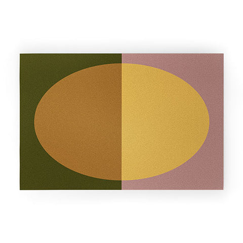 Colour Poems Color Block Abstract IX Welcome Mat