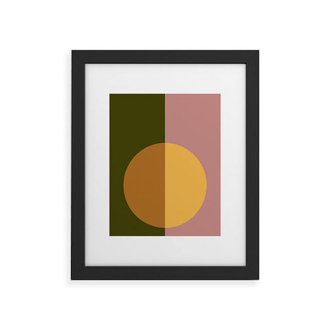 Colour Poems Color Block Abstract IX Framed Art Print