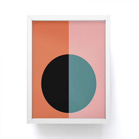 Colour Poems Color Block Abstract V Framed Mini Art Print