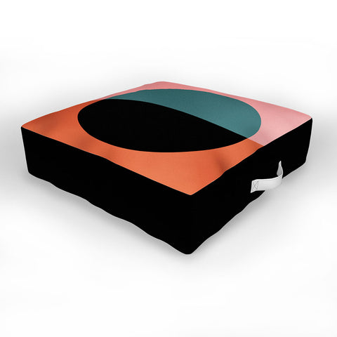Colour Poems Color Block Abstract V Outdoor Floor Cushion