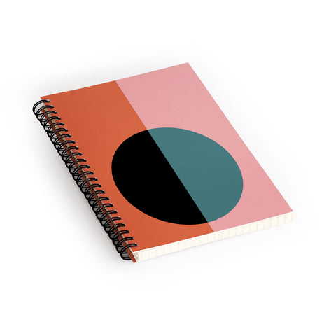 Colour Poems Color Block Abstract V Spiral Notebook