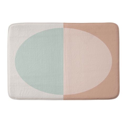 Colour Poems Color Block Abstract VI Memory Foam Bath Mat