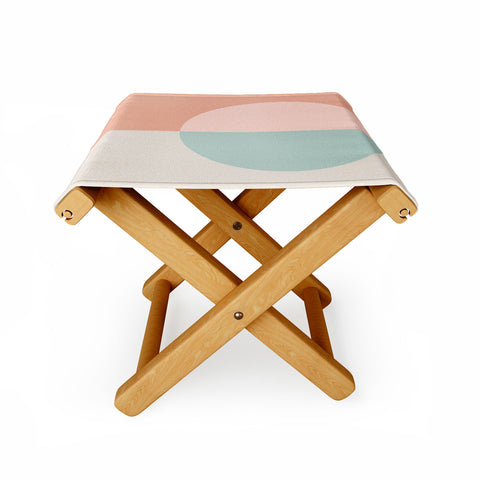 Colour Poems Color Block Abstract VI Folding Stool