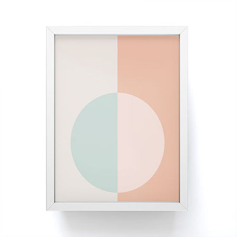 Colour Poems Color Block Abstract VI Framed Mini Art Print