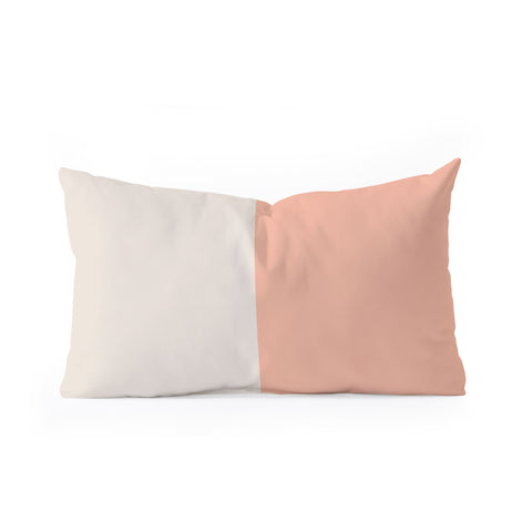 Colour Poems Color Block Abstract VI Oblong Throw Pillow