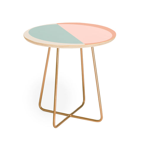 Colour Poems Color Block Abstract VI Round Side Table