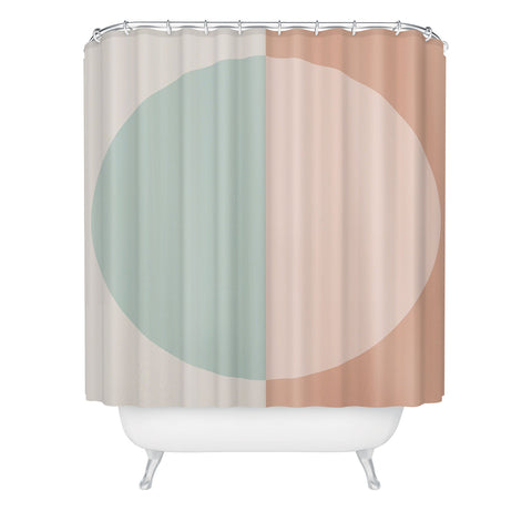 Colour Poems Color Block Abstract VI Shower Curtain
