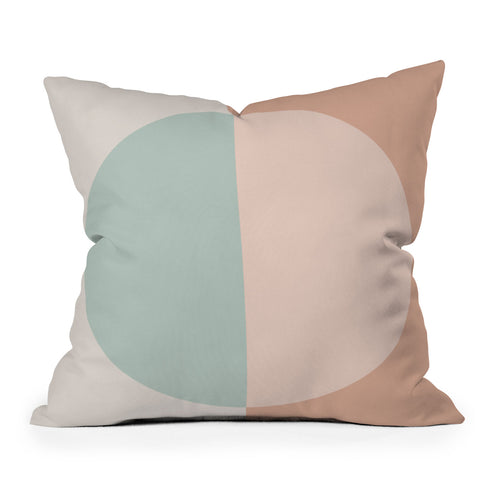 Colour Poems Color Block Abstract VI Throw Pillow