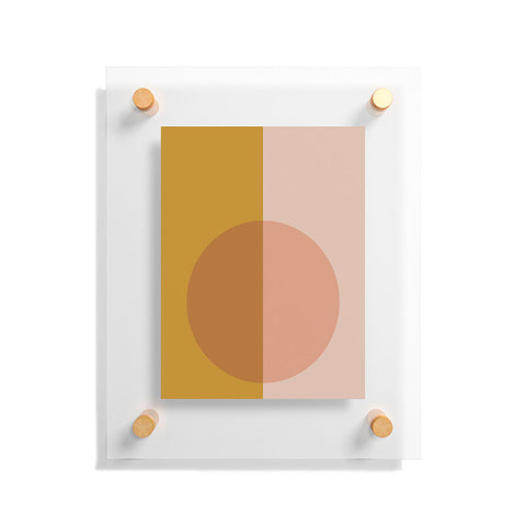 Colour Poems Color Block Abstract VII Floating Acrylic Print